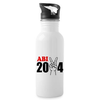 Abi 2024 - Trinkflasche mit integriertem Trinkhalm - Weiß - Rechts