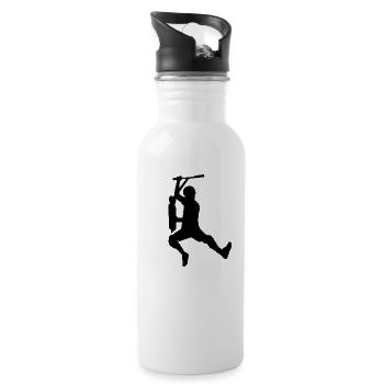 Deckgrab - Trinkflasche mit integriertem Trinkhalm - Weiß - Rechts