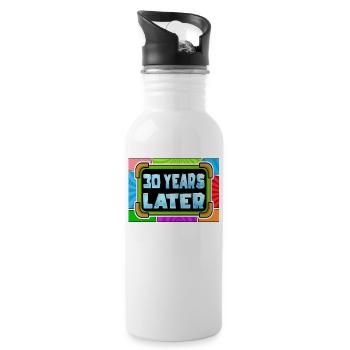 30 ans plus tard Cadeau d’anniversaire - Gourde avec paille intégrée - blanc - Droite