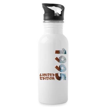 Edition Limitée 1995 Beach Design - Gourde avec paille intégrée - blanc - Droite