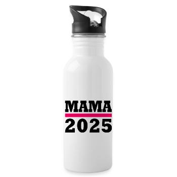 Mama 2025 - Water bottle with straw - white - Right