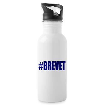 FERRY. BACCALAUREAT. PATENT. DNB. EXAMINATION. WELL DONE - Water bottle with straw - white - Right