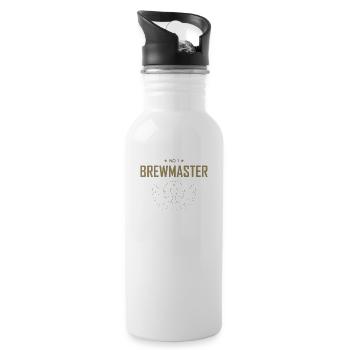 Brewmaster Beer Self-Brewing Hobbybrauer Gift - Water bottle with straw - white - Right