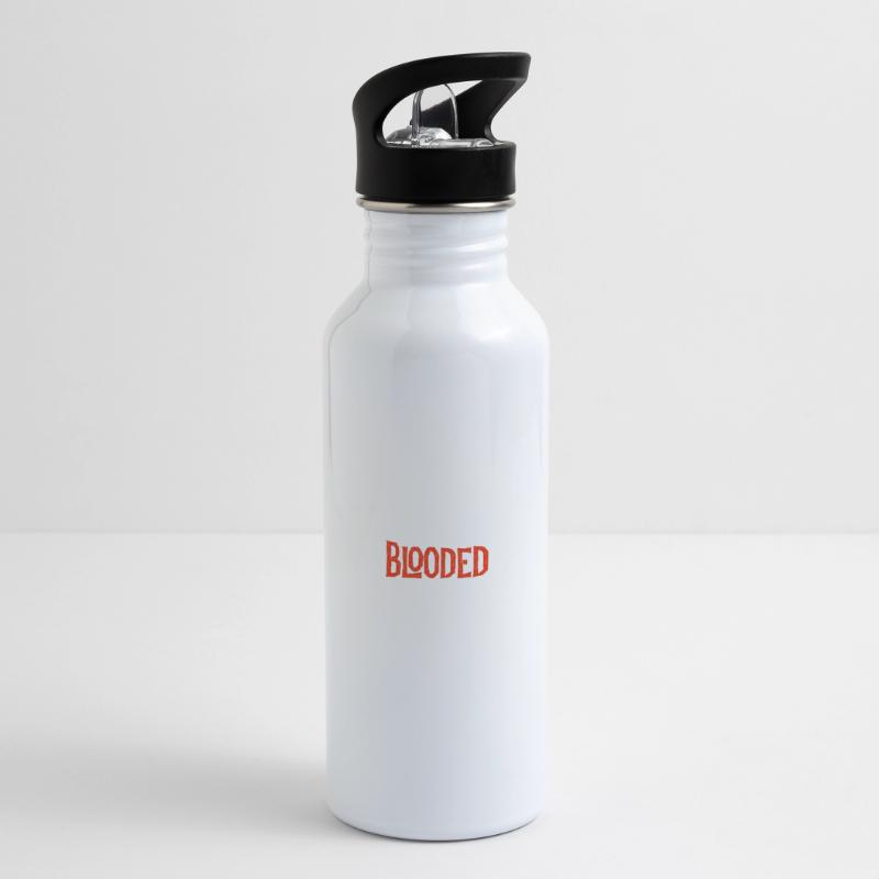 Entwickler-Shirt - Code Blooded - Coding Coder Trinkflasche mit integriertem Trinkhalm