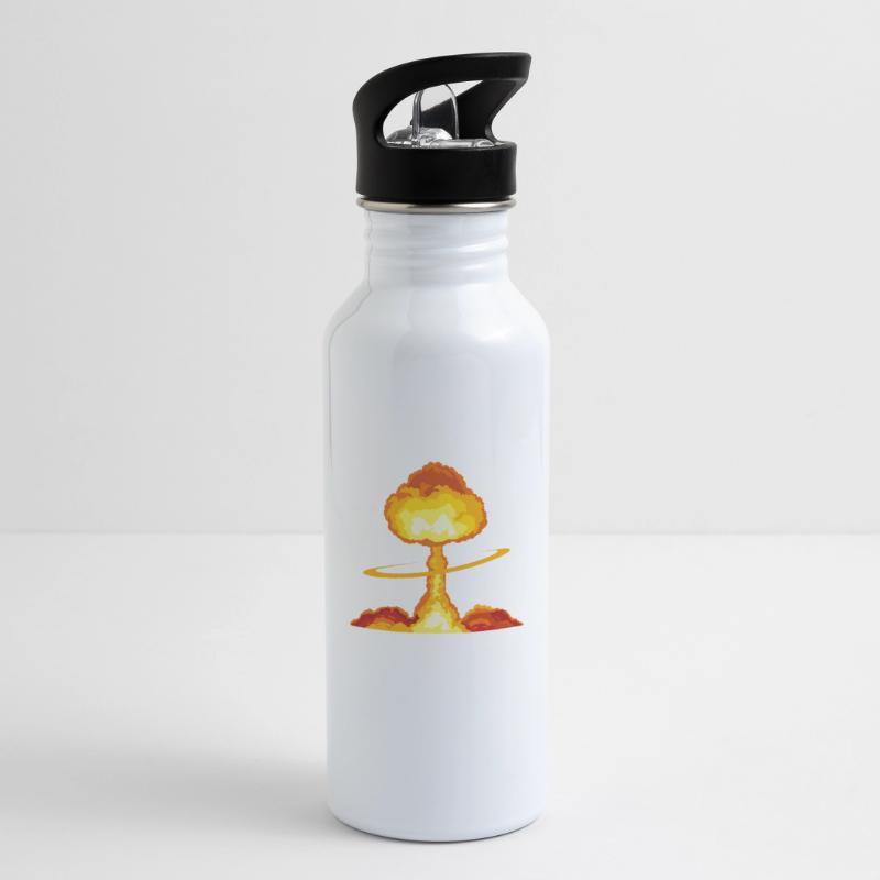 Linux Funny Linux Command Sudo RM RF for Men Water bottle with straw