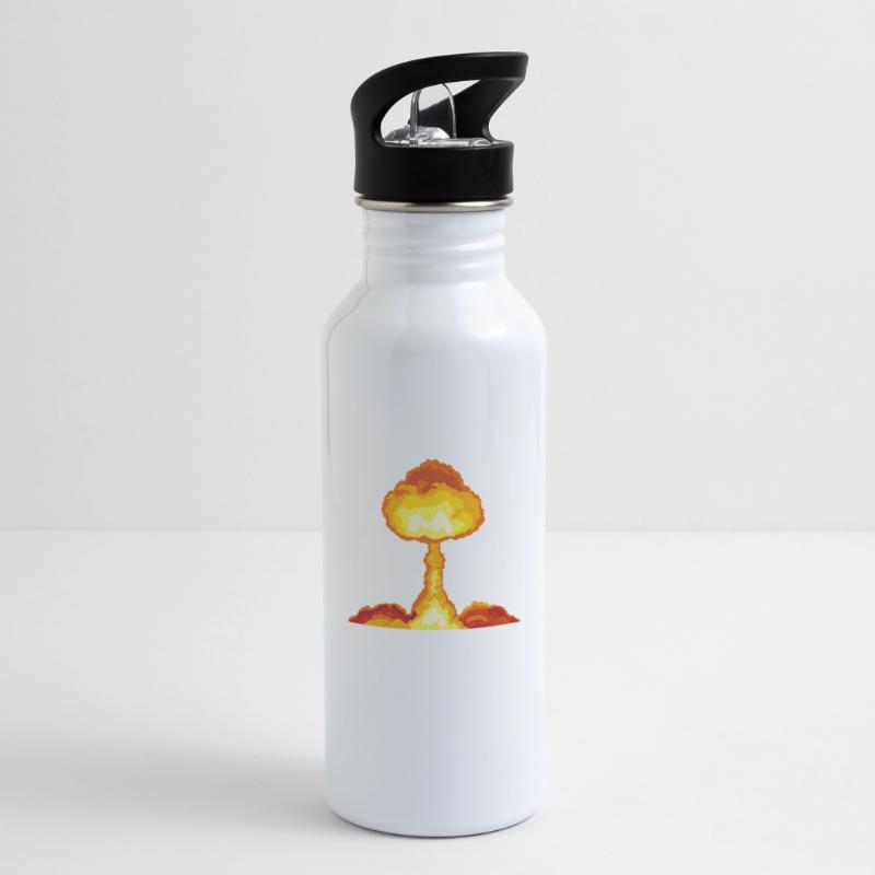 Linux Funny Linux Command Sudo RM RF for Men Water bottle with straw