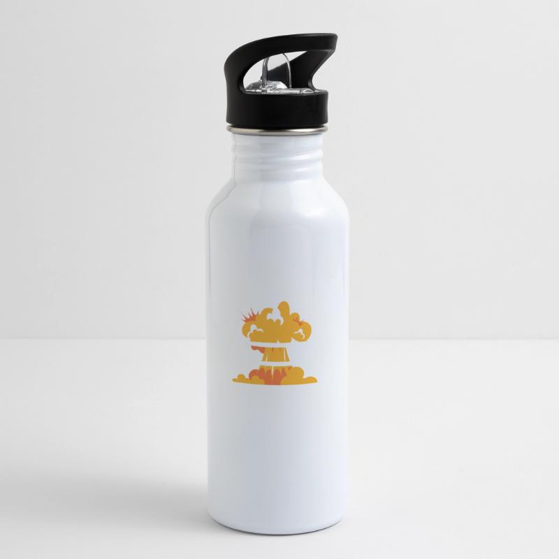 Linux Funny Linux Command Sudo RM RF for Men Water bottle with straw