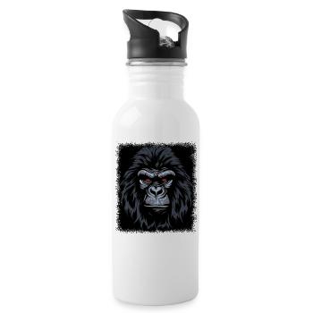 present idea funny birthday birthday present idea - Water bottle with straw - white - Right