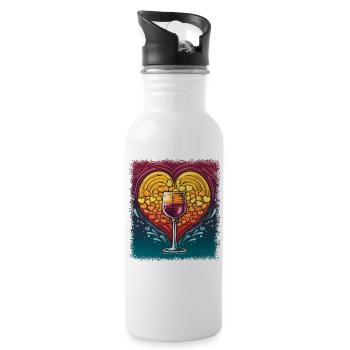 activist tshirts lgbtqi and lgbt bear quote bday - Trinkflasche mit integriertem Trinkhalm - Weiß - Rechts