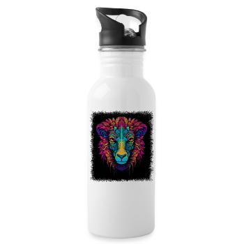 birthday present idea quote birthday jokes - Water bottle with straw - white - Right