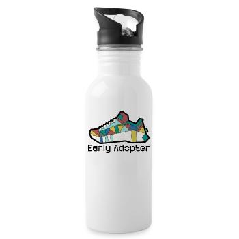 Shoe 2 - Trinkflasche mit integriertem Trinkhalm - Weiß - Rechts