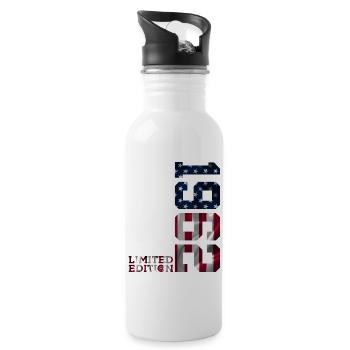 LIMITED EDITION 1962 USA 64TH BIRTHDAY - Water bottle with straw - white - Right