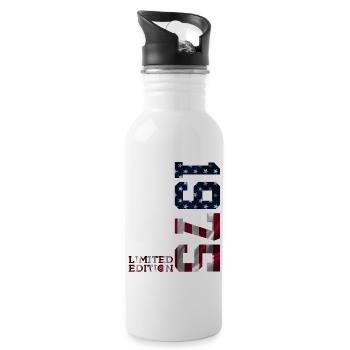 LIMITED EDITION 1975 USA 51ST BIRTHDAY - Water bottle with straw - white - Right
