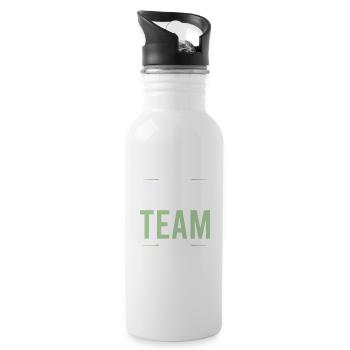 Skater Team - Water bottle with straw - white - Right
