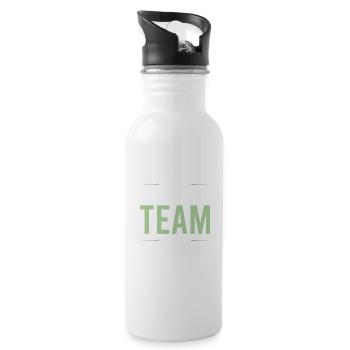 Windsurfing Team - Trinkflasche mit integriertem Trinkhalm - Weiß - Rechts
