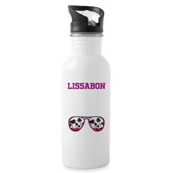 Lisbon 23 Jersey 2023 - Water bottle with straw - white - Right