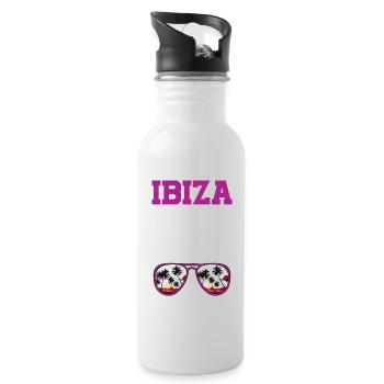 Ibiza 23 Trikot 2023 - Trinkflasche mit integriertem Trinkhalm - Weiß - Rechts
