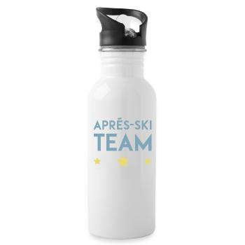 Après Ski 2023 Krone - Water bottle with straw - white - Right