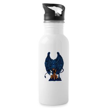 Griffin - Water bottle with straw - white - Right