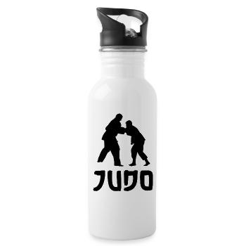 Judo - Water bottle with straw - white - Right