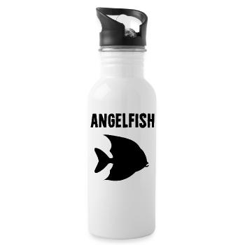 Angelfish - Water bottle with straw - white - Right