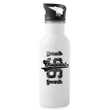 65E ANNIVERSAIRE ORIGINAL 1961 - Gourde avec paille intégrée - blanc - Droite