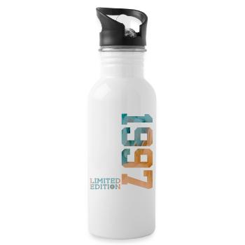 29TH BIRTHDAY LIMITED EDITION 1997 - Water bottle with straw - white - Right