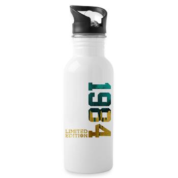 42ND BIRTHDAY LIMITED EDITION 1984 - Water bottle with straw - white - Right