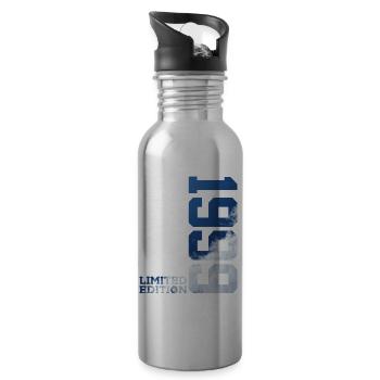 LIMITED EDITION 1999 27TH BIRTHDAY - Water bottle with straw - silver - Right