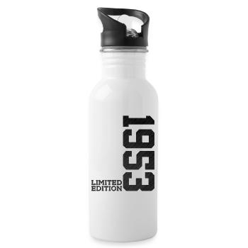 73RD BIRTHDAY LIMITED EDITION 1953 - Water bottle with straw - white - Right