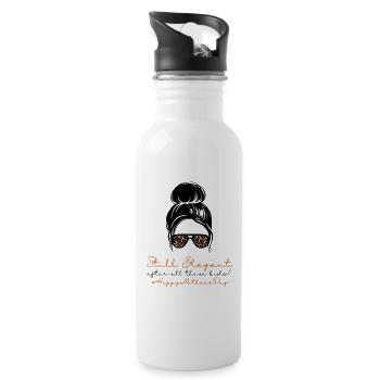 Still Elegant #HappyMothersDay (17) - Water bottle with straw - white - Right