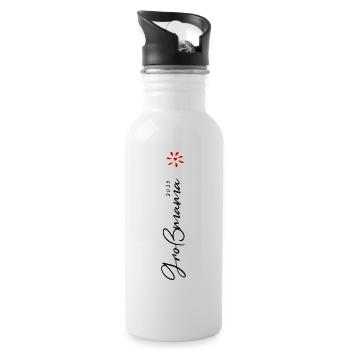 Großmama 2023 - Trinkflasche mit integriertem Trinkhalm - Weiß - Rechts