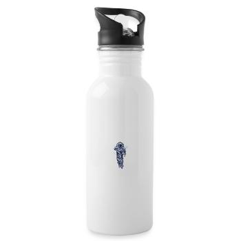 Fahrrad - Trinkflasche mit integriertem Trinkhalm - Weiß - Rechts
