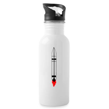 Spacecraft Rocket Space Space Flight Vector - Water bottle with straw - white - Right