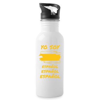 ESPANOL ESPANA SPANIEN Umhängetasche - Trinkflasche mit integriertem Trinkhalm - Weiß - Rechts