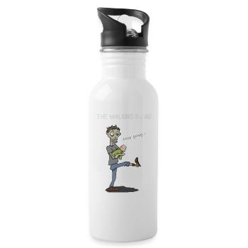 DAD - Trinkflasche mit integriertem Trinkhalm - Weiß - Rechts