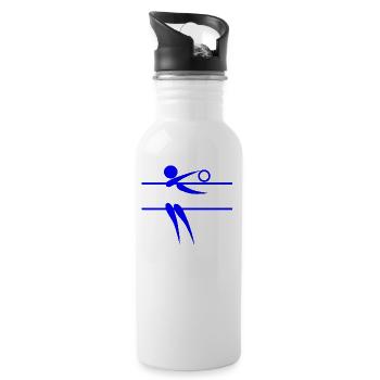 volleyball sports player player game waterball18 - Water bottle with straw - white - Right