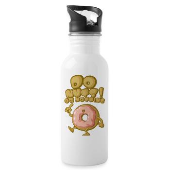 Do nuts - Water bottle with straw - white - Right