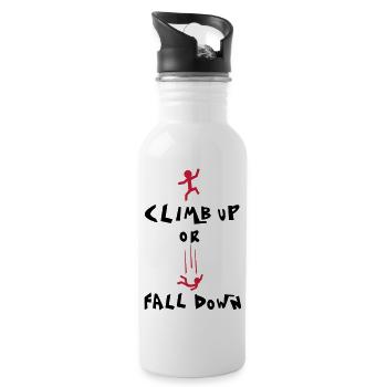 climb up - Water bottle with straw - white - Right