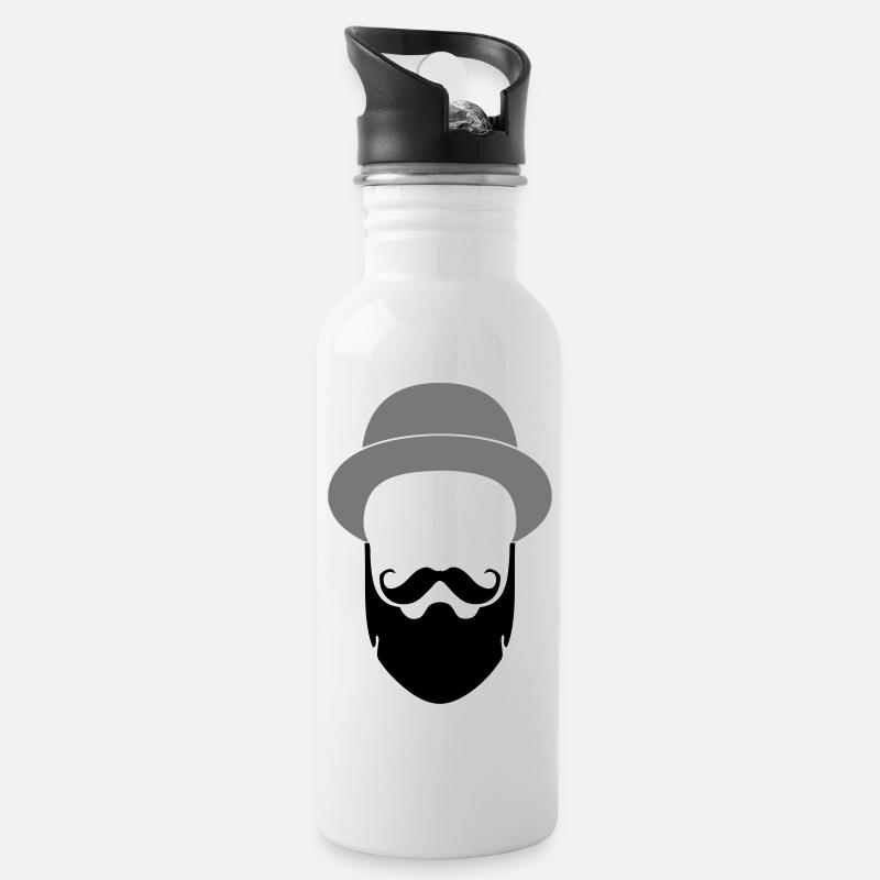 Butch Doe - Water bottle with straw - white