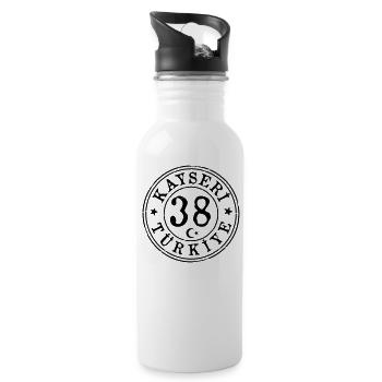 Kayseri 38 Vintage - Trinkflasche mit integriertem Trinkhalm - Weiß - Rechts
