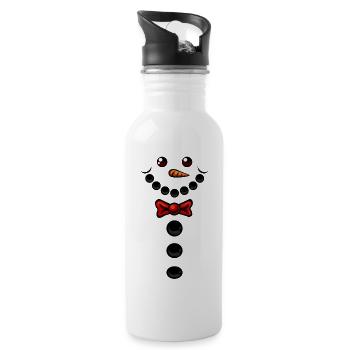 Olaf the Snowman - Water bottle with straw - white - Right