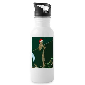 Weihnachten Colious - Trinkflasche mit integriertem Trinkhalm - Weiß - Rechts