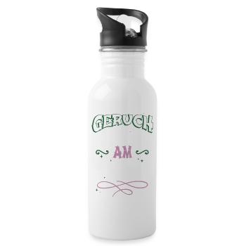 geburtstagsgeschenk lustig geschenkidee zitat cool - Trinkflasche mit integriertem Trinkhalm - Weiß - Rechts