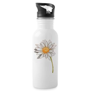 Daisy - Water bottle with straw - white - Right