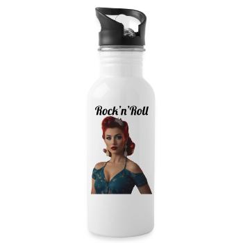 Pinup - Water bottle with straw - white - Right