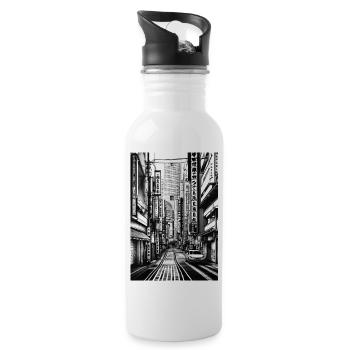Tokyo II - Gourde avec paille intégrée - blanc - Droite