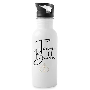 Bride - Trinkflasche mit integriertem Trinkhalm - Weiß - Rechts