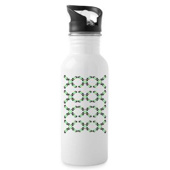 New One - Water bottle with straw - white - Right