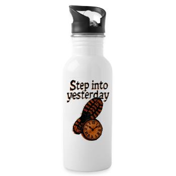 Urbex - Urban Exploration - Water bottle with straw - white - Right